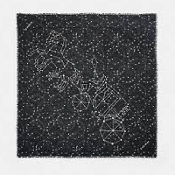 COACH All Over Glitter Star Carriage Scarf - Picture 1 of 1